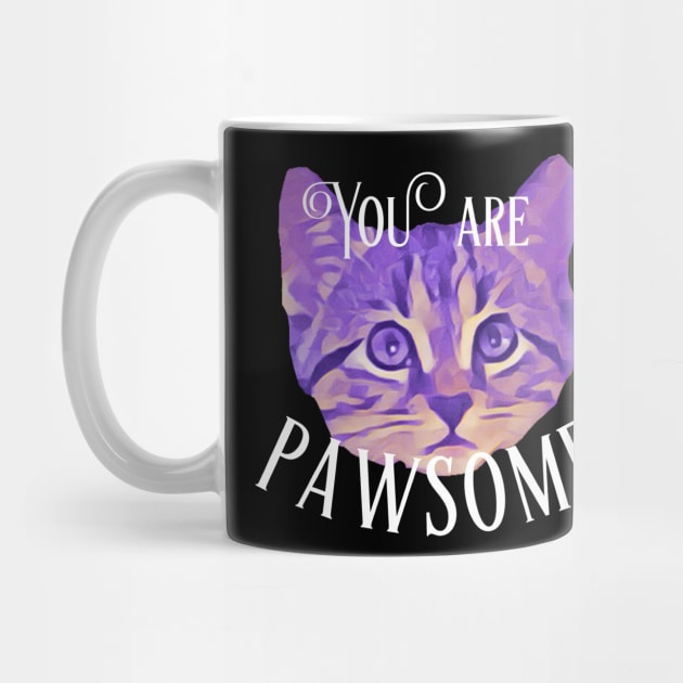 You are Pawsome-Purple Kitty by wildjellybeans